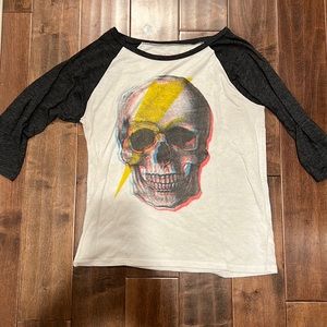 Rachel Roy Skull Shirt - David Bowie